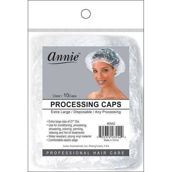 Annie Processing Caps XL 10Pc Clear
